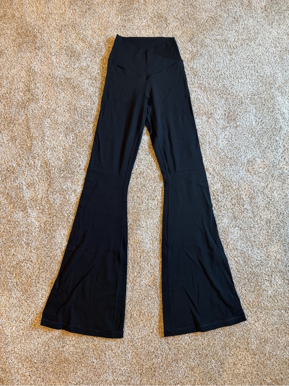 aerie Black Flare High-Waist Yoga Pants